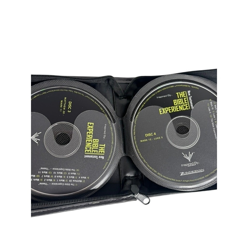 Zondervan The Bible Experience New Testament CD Set Black Case Excellent TNIV
